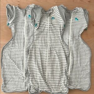 Lot of 3 swaddle up transitional sleep sacks size M